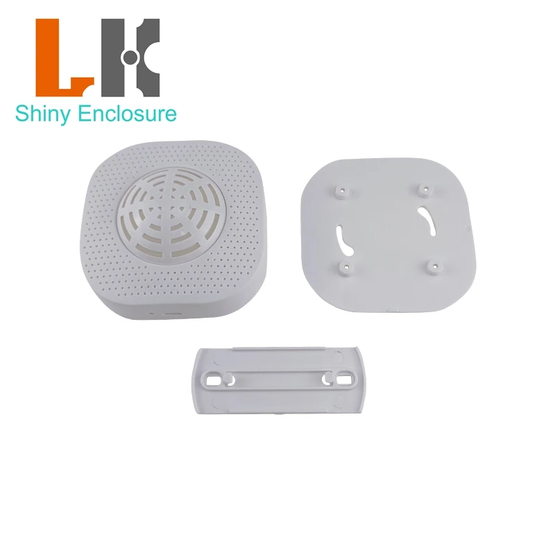 89*89*30mm Smoke alarm shell Temperature humidity sensor enclosure Intelligent smoke gas detector ceiling plastic case