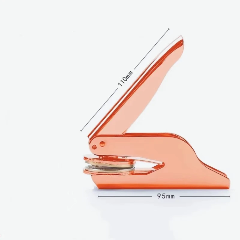 Paper Certificate Seal Custom Seal Embosser Gold Dry Seal Stamp Machine