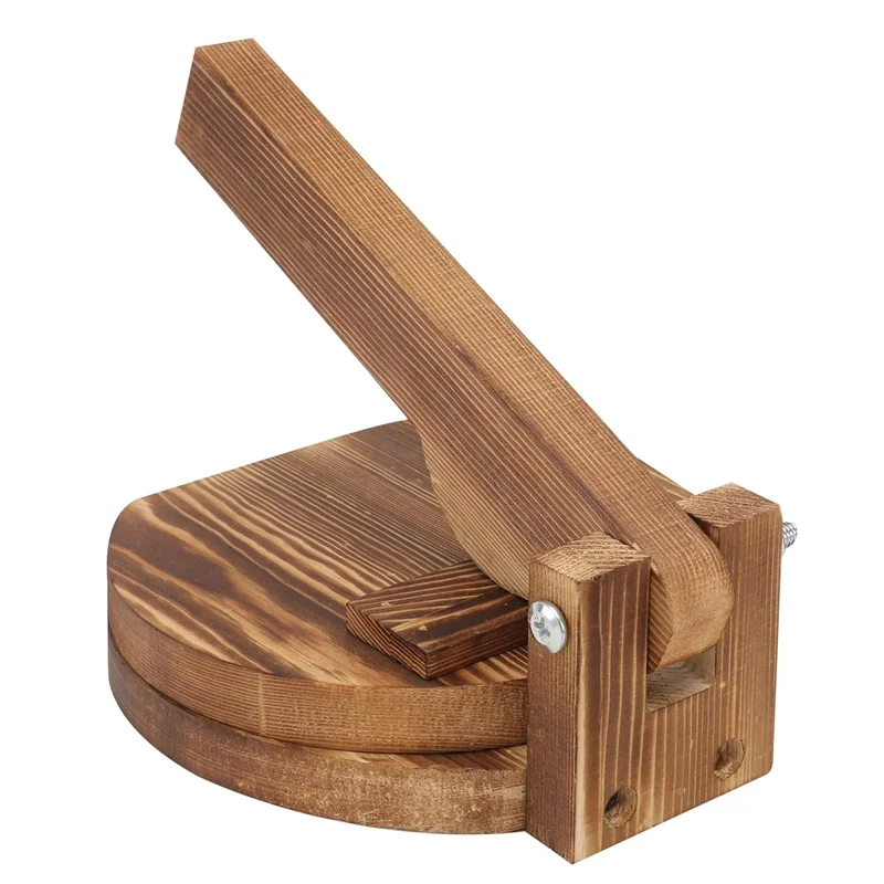 20240710 Customized Size 10 Inch Diameter Bamboo Tortilla Press Maker for Homemade Mexican Cooking Tool