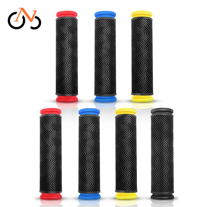 Wholesale Cycling Grips Ultralight Rubber Fixie  Bmx/Mtb Loam Bicycle Grip Non-Slip Mountain Bike Grip