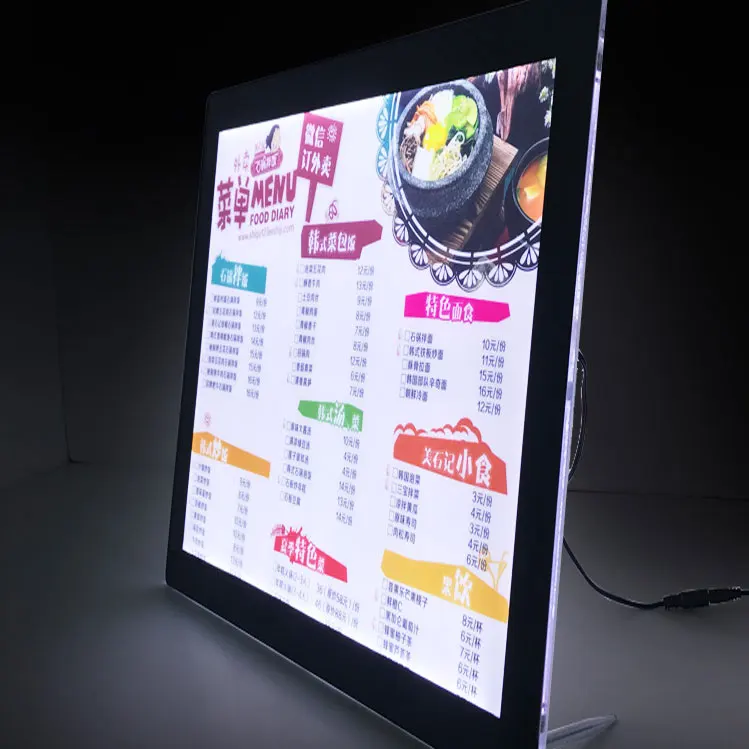 TMJ-820 дисплея рекламы сид напольной рекламы бесплатная подпишитесь на световой короб с низким энергопотреблением картинная рамка светлая коробка