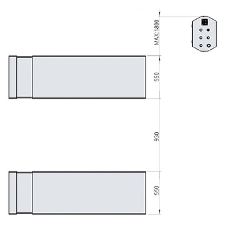 SM-X30DC 380V single-stretch single scissor lift underground type car lifts 3T with CE