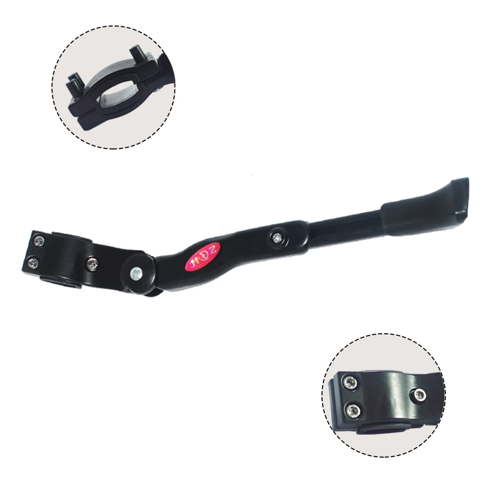 HONGSEN Adjustable Aluminium Alloy Bike Kickstand Bicycle Side Kick Stand