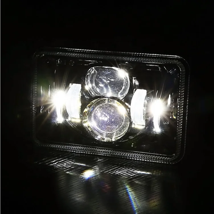 ACTEAM head off road lights 4X6 inch square auto light led rectangle sealed headlight 4x6 truck lamp