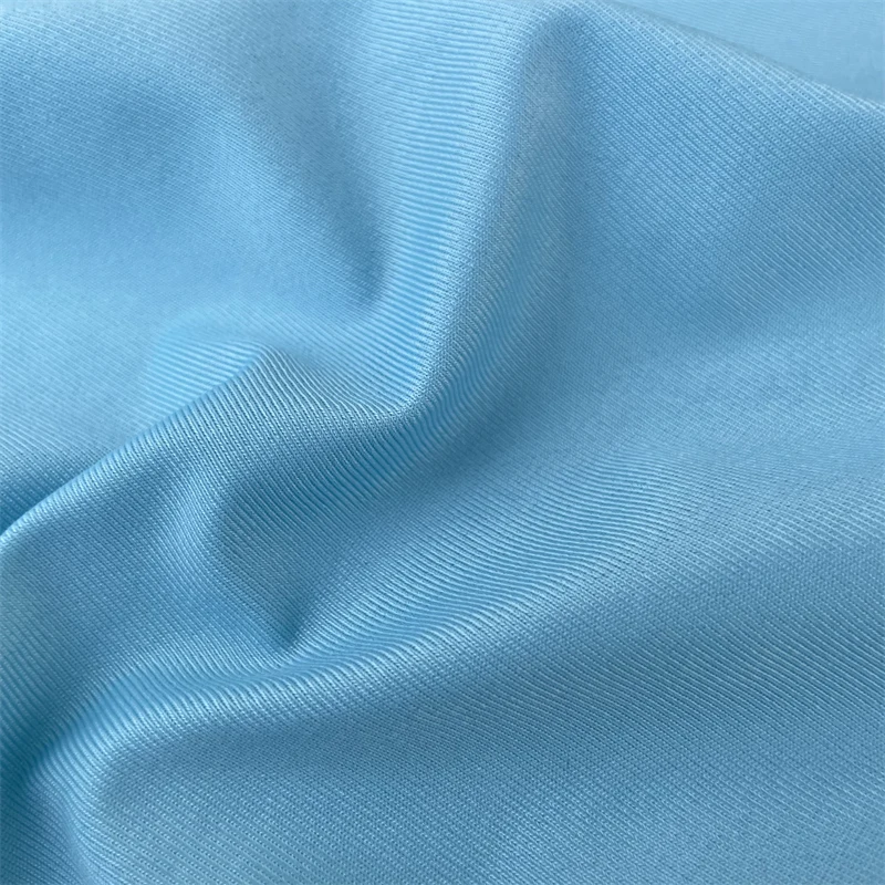 Wrinkle Resistant Anti-UV 40D 81% Nylon 19% Spandex 4 Ways Stretch Knitted Jersey Lycra Fabric For Yoga Cloth Sports Trouser