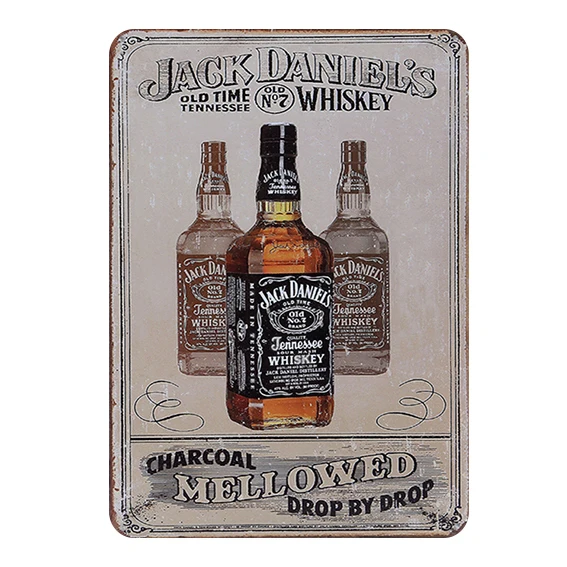 
wholesale vintage garage metal sign board tin plate for home design 
