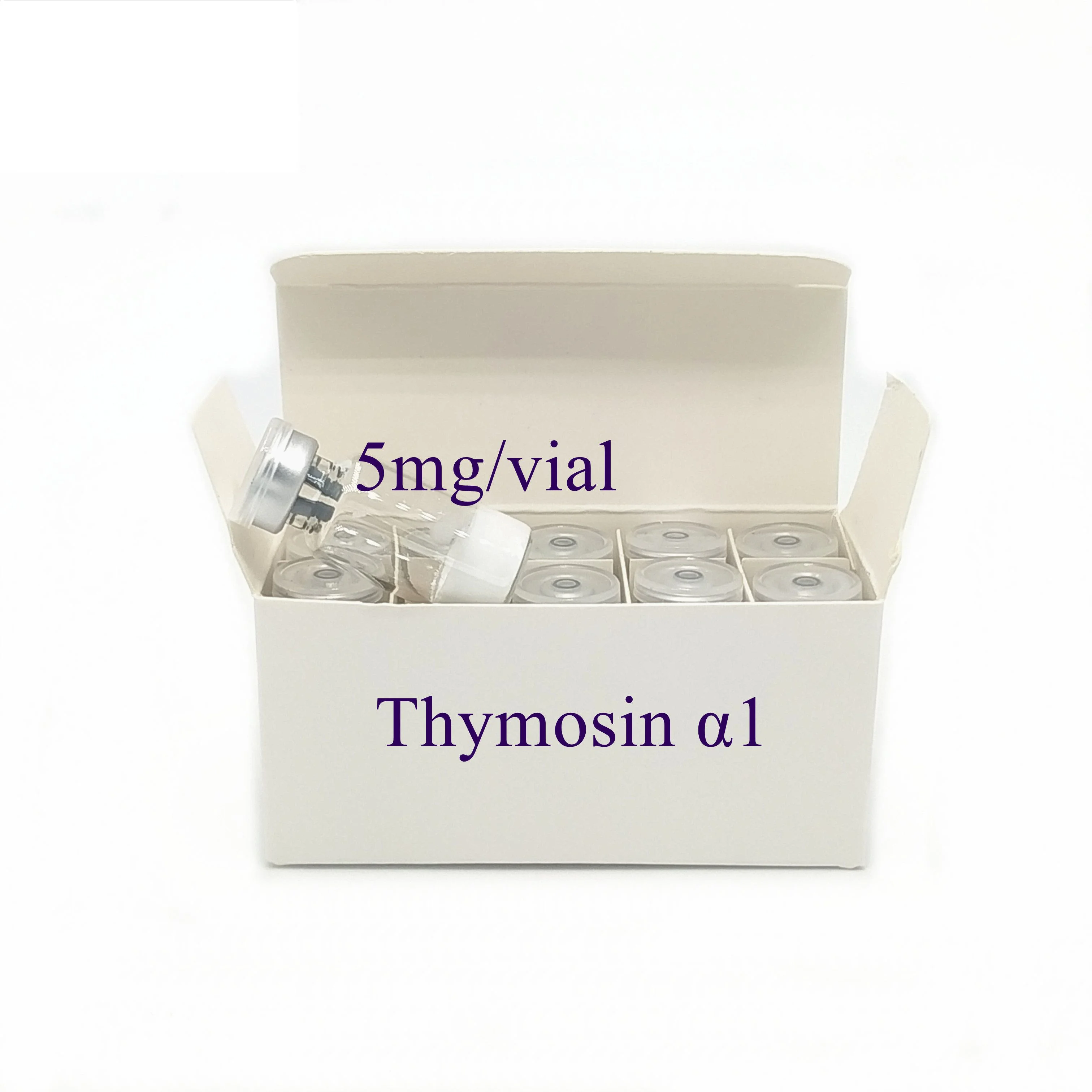 
High quality Thymosin a-1 peptide powder with 2mg per vial 