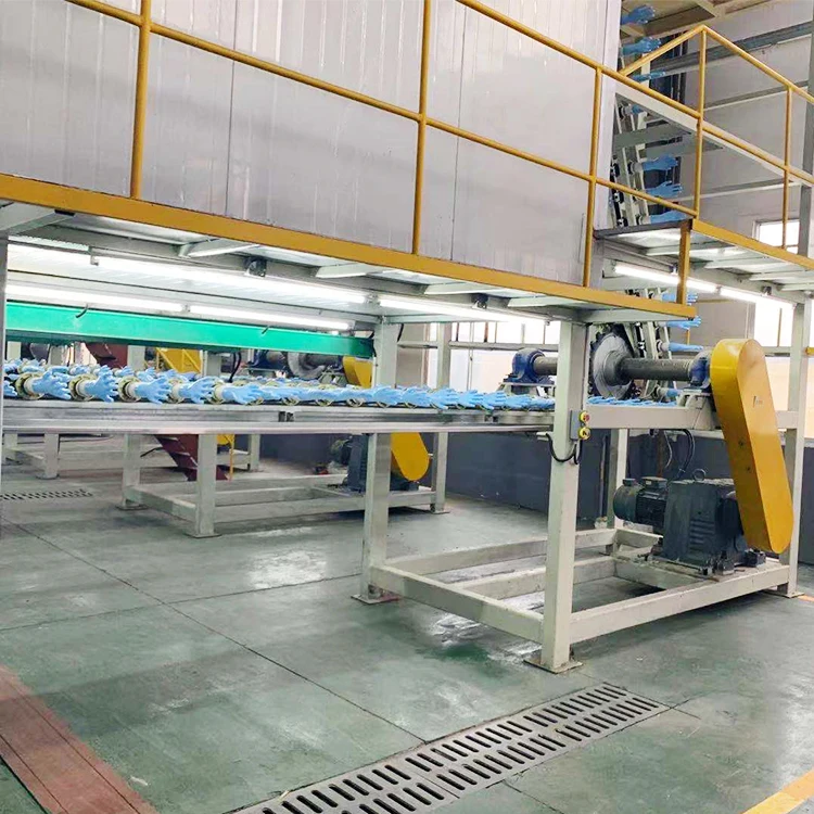 Latex coating glove production line machinery for production of latex glove