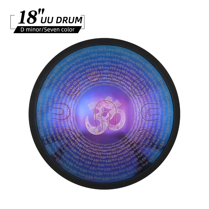  UU барабан для D малых Большой ручной 18 дюймов handpan или Roma стальной с язычком бесплатным мешком