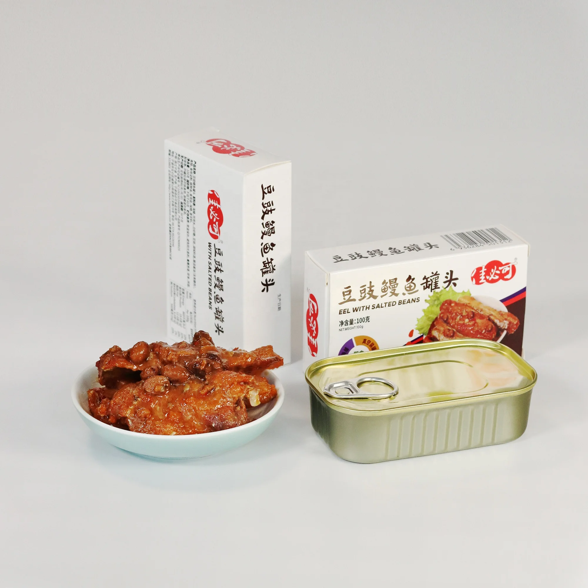 Verified Portable Original Flavor Canned Braised Eel 100g for Travel and Home