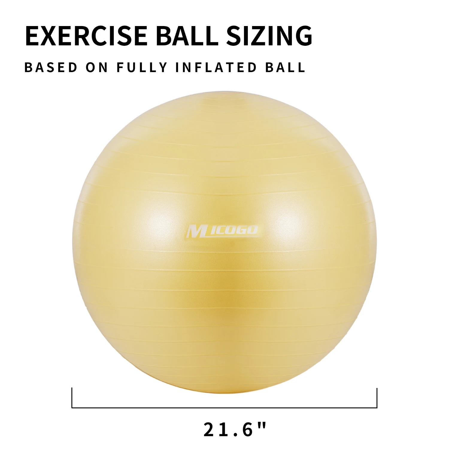 Custom Black Pvc High Quality Exercise Pilates Yoga Ball  Workout Fitness Small Yoga Ball Fitness Training Mini Yoga