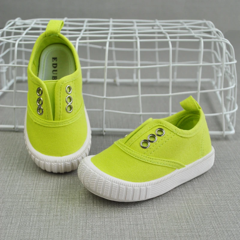 Китай, индивидуальные много цветов, Детские простые дизайнерские парусиновые туфли, красивая повседневная обувь для девочек