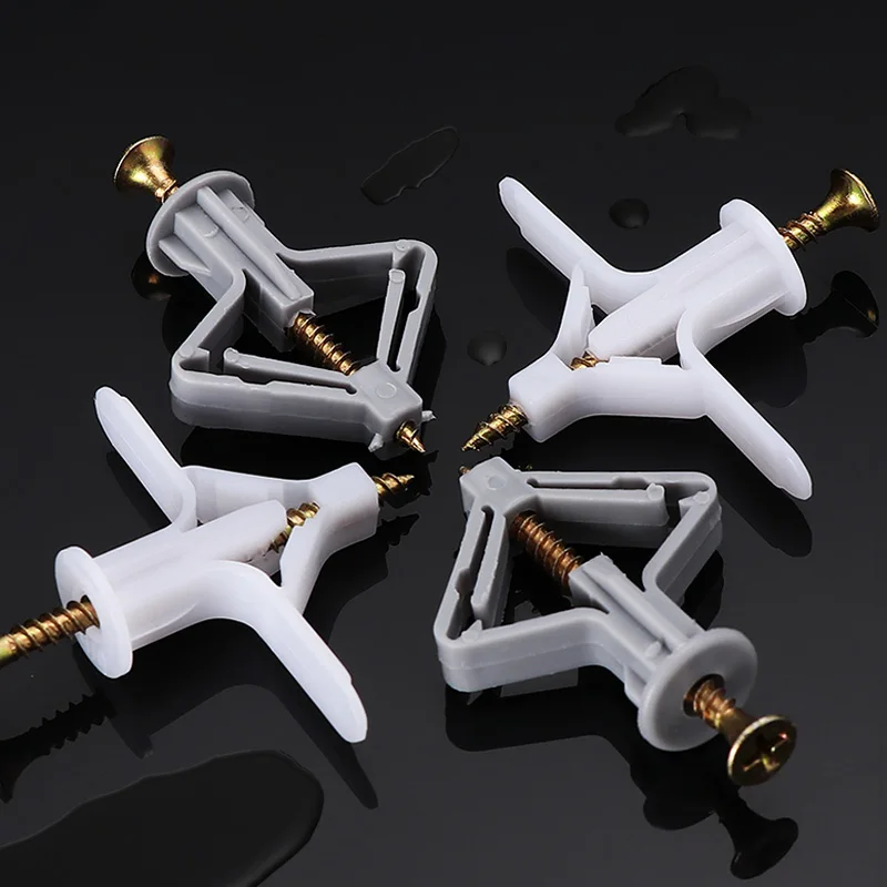 Manufacturer Supply White Drywall Anchor Screw  And Plastic Toggle Bolts