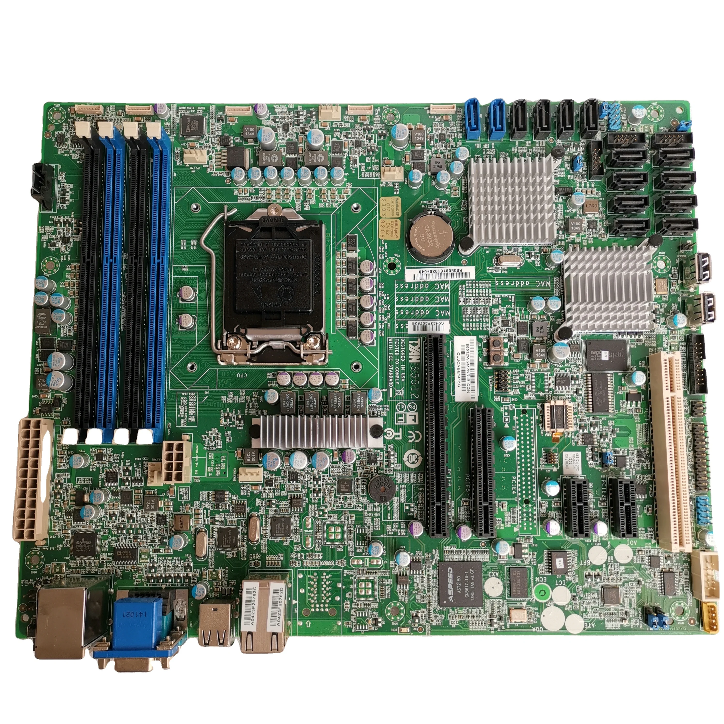 Suitable for original TYAN S5512 S5512GM2NR server motherboard equipment motherboard E3 motherboard Industrial accessories