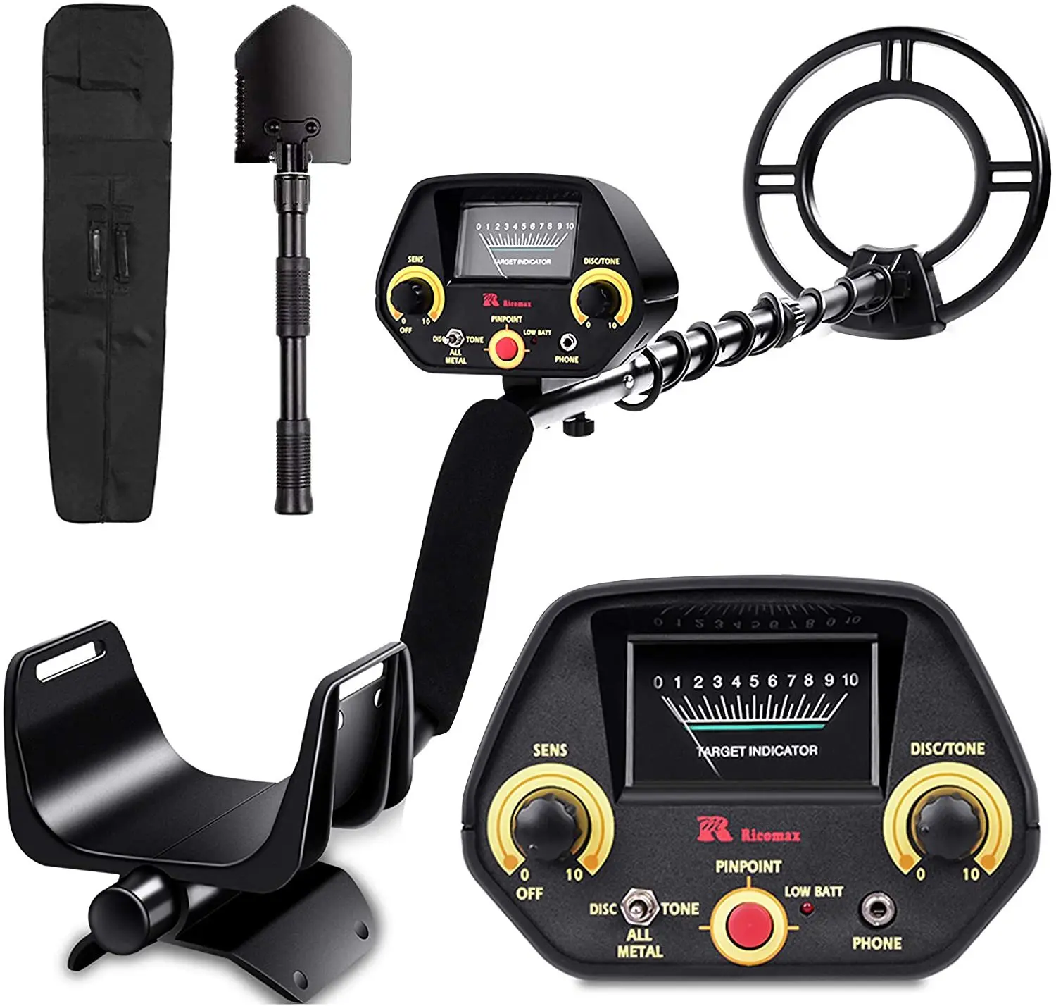 Портативный металлоискатель GC1023, ультразвуковой металлодетектор с ЖК-экраном