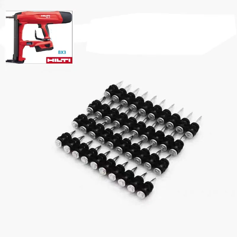 BX3 Nails  X-C 20 B3 MX Direct Fastening Concrete Nails 3mm Diameter Steel and Electro Galvanized Head