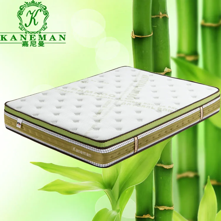 Customized colchones any size hotel king queen size bamboo pillow top foam mattress king size pocket spring mattress in a box