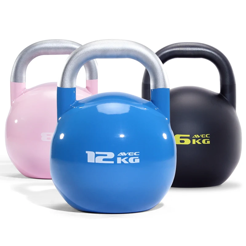 Color Coated Kettlebell Competition Kettlebell Set Handgrip Dumbbell Kettle Bells Set Kettlebell Weights