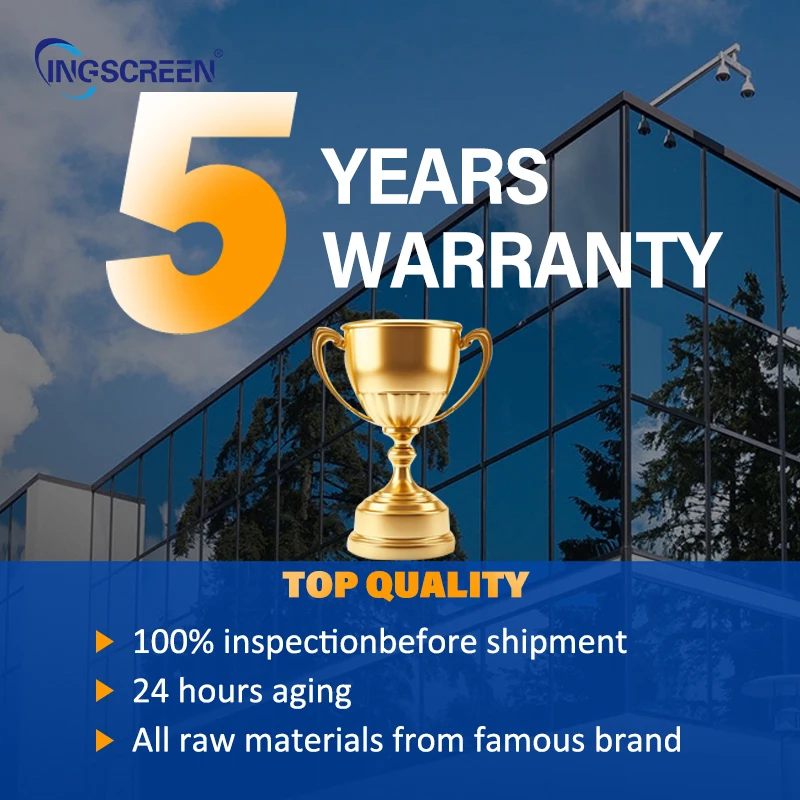 INGSCREEN 43 49 55 Inch LCD Dual Screen Touch Screen Totem Display Indoor Double Sided Digital Signage Floor Standing Kiosk