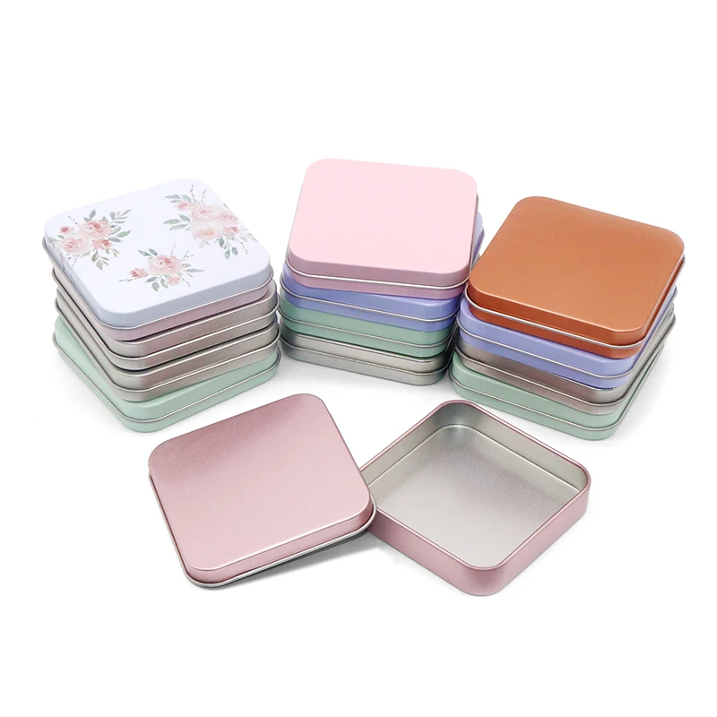 printing rectangle tin box custom luxury square metal packaging tin box