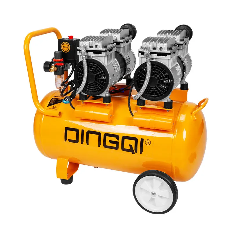 DingQi  0.8Mpa 50L 1600W Oil Free Industrial High Pressure Electric Air Compressor