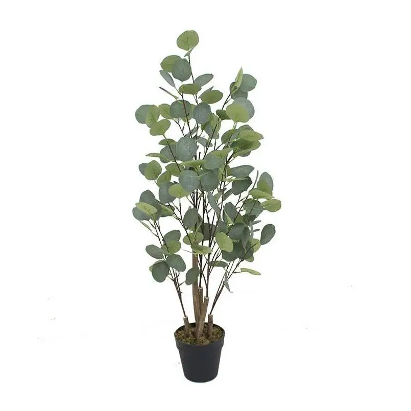 Artificial Fake Tree Plants Coconut Bamboo Banyan Decor With Led Lights Ficus Christmas Cherry Blossom Artificial Plant Supplier