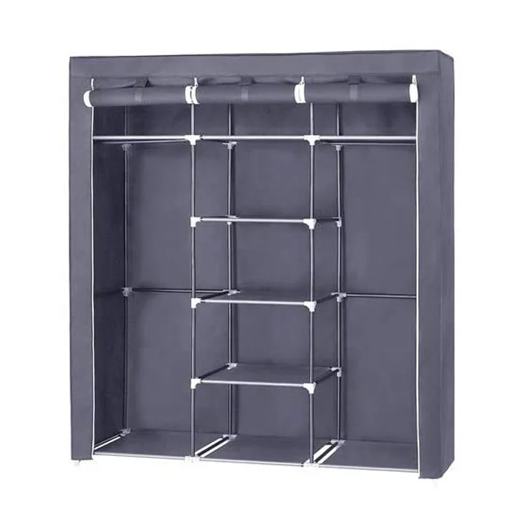 SONGMICS недорогой складной органайзер для хранения одежды из ткани и пластика шкаф спальни мебели