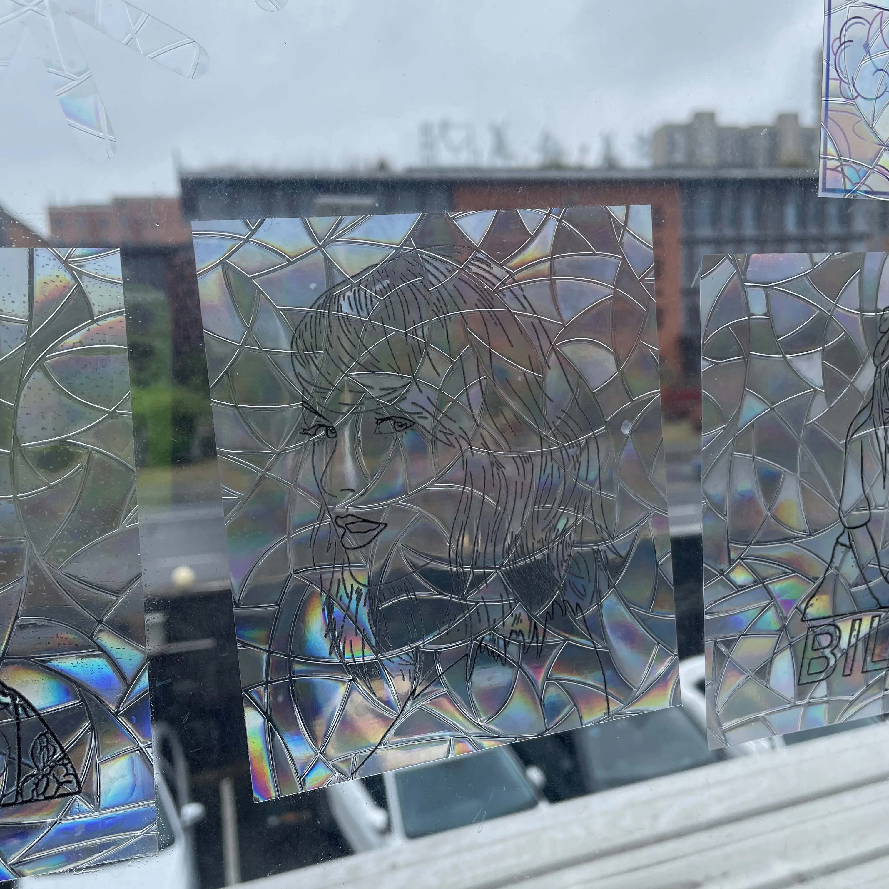 custom taylor swift vinyl stickers suncatcher window film