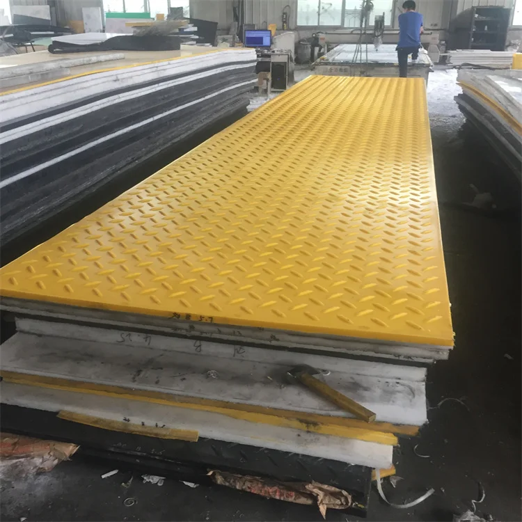 Waterproof UHMWPE Supplier Wear Resist Ground Heavy Duty Rubber Temporary Construction Drilling Rig Mat
