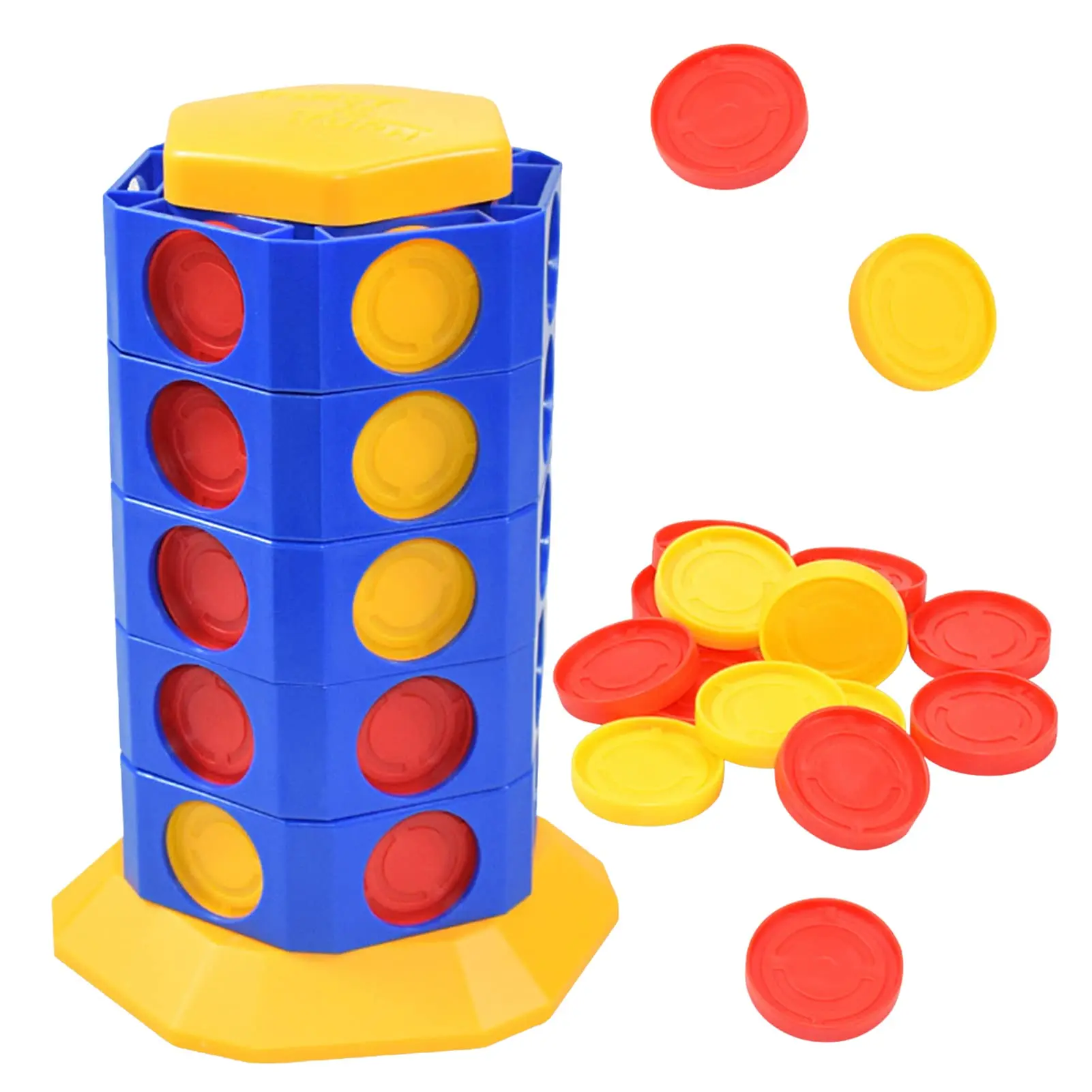 3d Rotation Connect 4 Game Line Up 4 Play Sets, Classic 4 in Line Game Kids Interactive Board Game