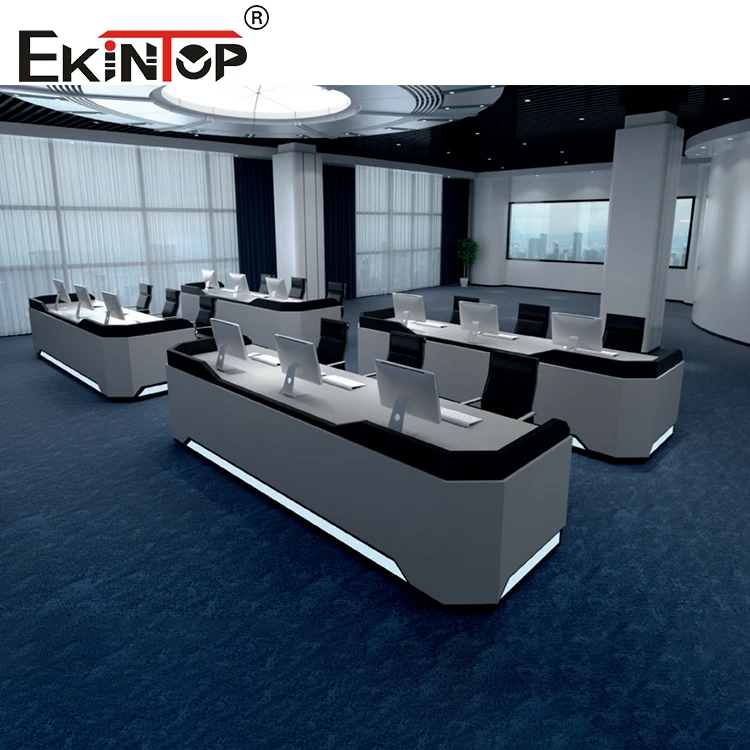 Ekintop High-End LED Security Command Center Monitor Console Desk Customized Control Room Furniture