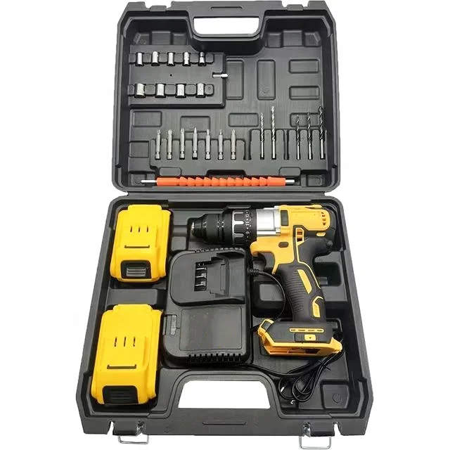 13mm multifunctional rechargeable electric lithium battery handheld cordless mini power tool impact drill machine set