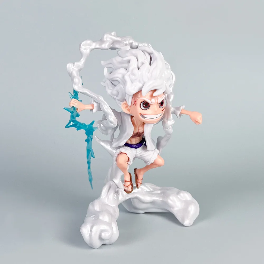 Hot Sale One Pieces action figure SD Nika Luffy Gear 5 fruit awakening model Luffy statue collectible toys