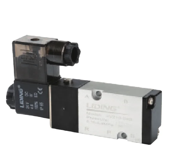 
4v210-08 DC12V 5 Way 2 Position Pneumatic Air Control Solenoid Directional Control Valve 