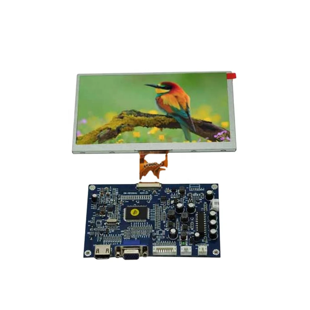 7 дюймов hd vga ЖК-монитор 1024x600 lcd-плата контроллера