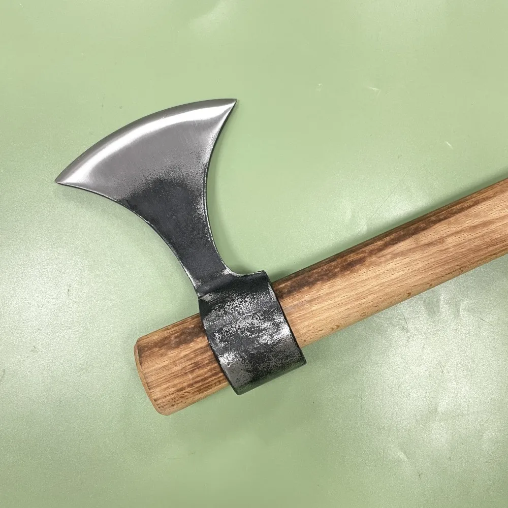 ZC45TM1 Cool Collection Traditional Tomahawk axe Meticulously Crafted Wood Handle Reliable Carbon Steel Handheld Tomahawk