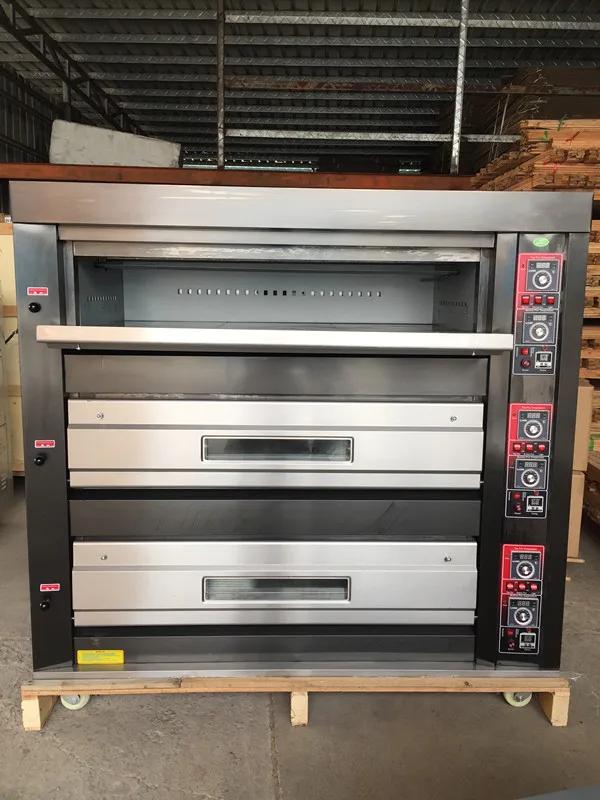 Professional deck oven, Commercial gas and electric bread baking machine sale at promotion price