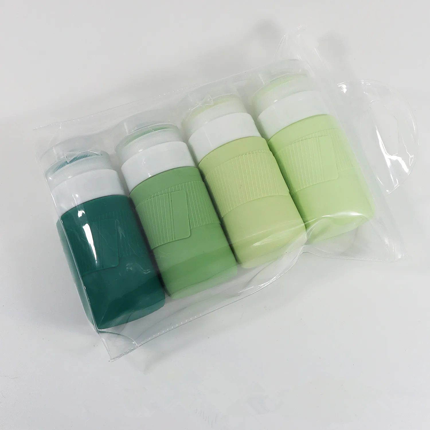 Multicolor Silicone Travel Bottles For Toiletries Sub-bottling Container Lotion Refilling Shampoo Bottle Set