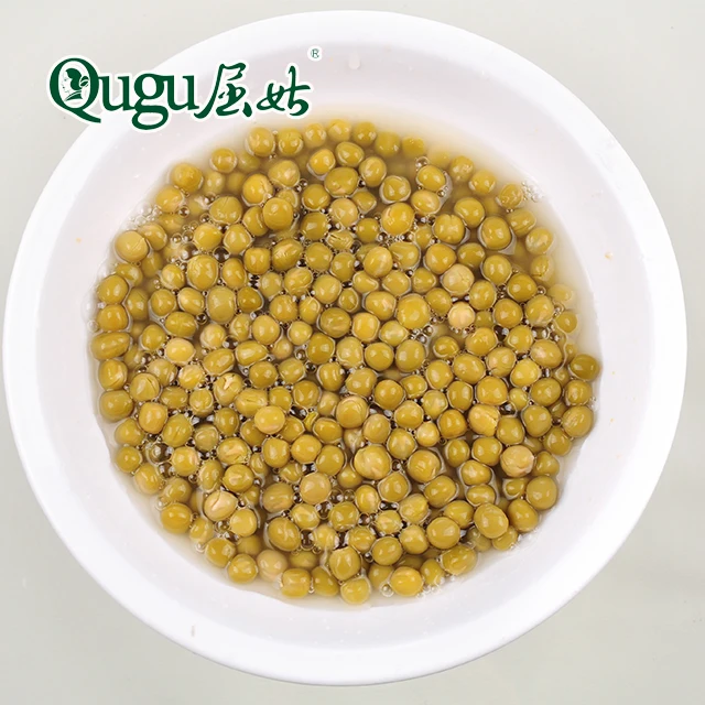 3 кг популярный консервированный зеленый горох от завода QUGU