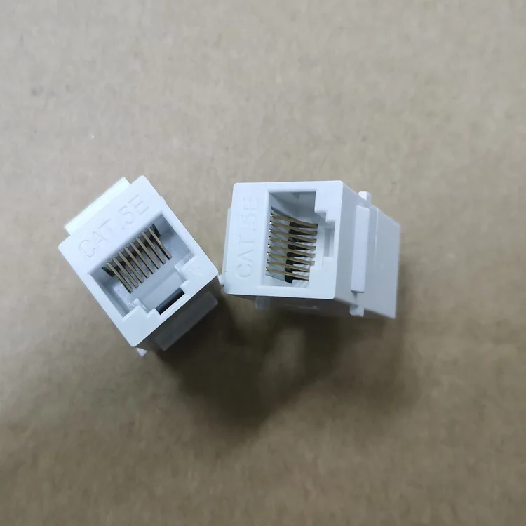 CAT5E UTP Inline Coupler Toolless RJ45 Keystone Jack Adapter