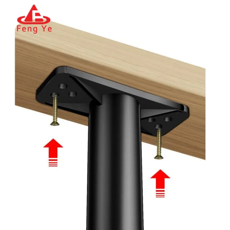 Factory bed support legs Furniture plastic feet Black Feet for Kitchen Cupboard Cabinet furniture Leg
