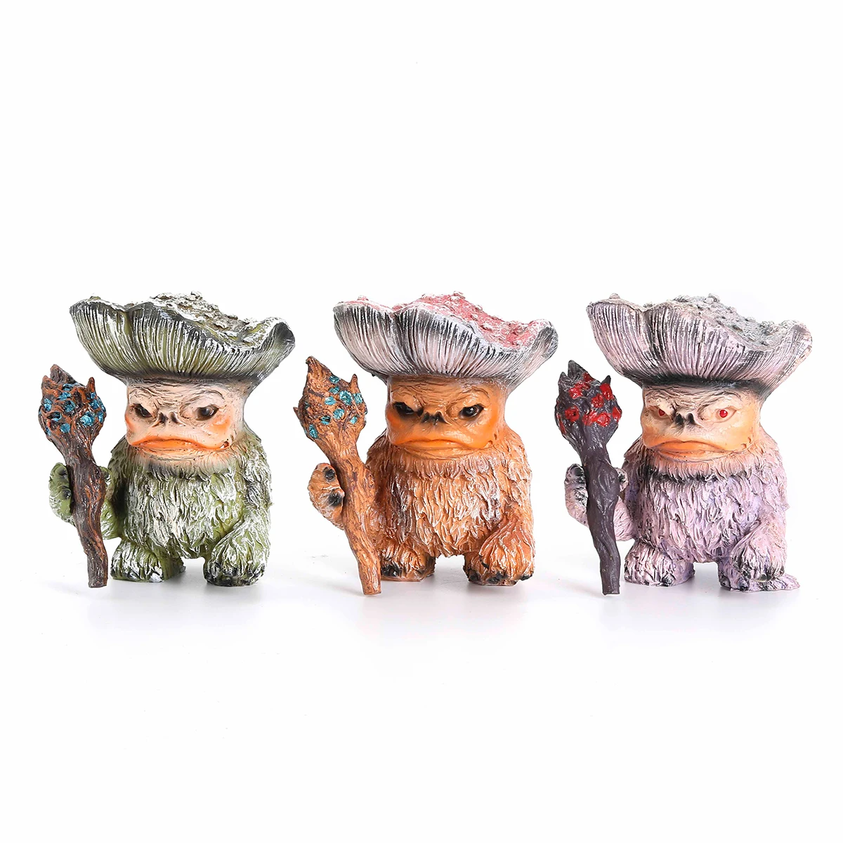 Outdoor Cartoon Mushroom Monster Elf Shaman Troll resin crafts garden decorations gardening decorations