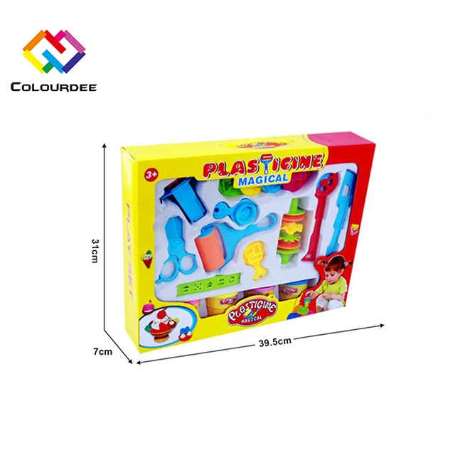 Factory Wholesale Clowns Series Toy Colorful Clay Kit Plasticine Toy For Children Diy