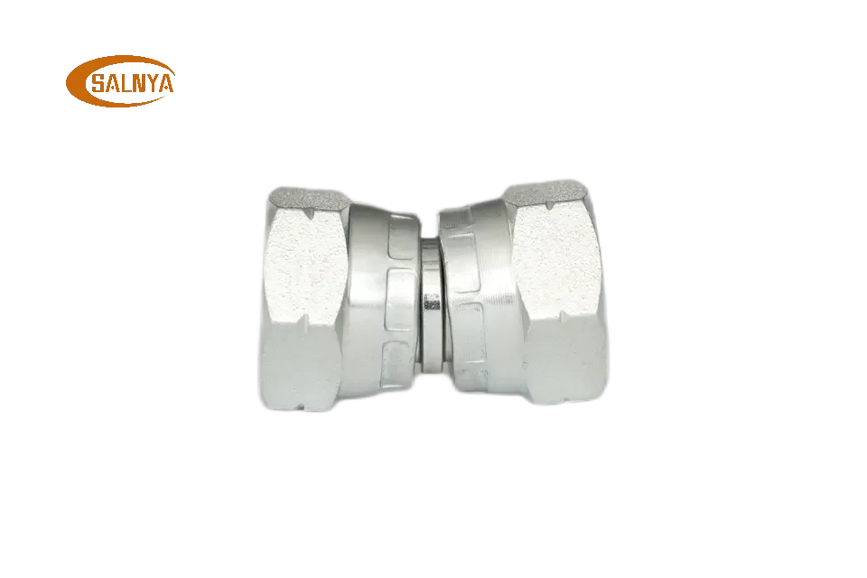 carbon steel bsp female 60 degree cone british thread crimp bspp fittings Hydraulic Adapter Hose End Fittings 3B