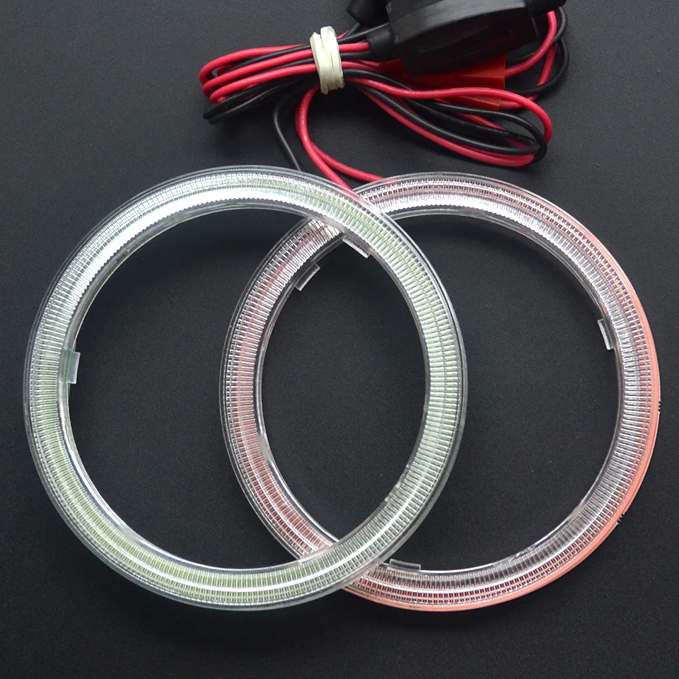 
Светодиодная лампа DRL с кольцом «ангельские глазки», лампа для вождения, 3 дюйма, колпачок для объектива 95 мм 