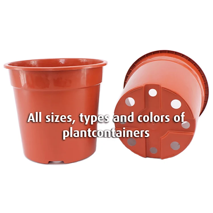 
Agriculture Horticulture Greenhouse All Size Types For Plantcontainer Cheap Plastic Round Nursery Pot Plastic Seedling Pot 
