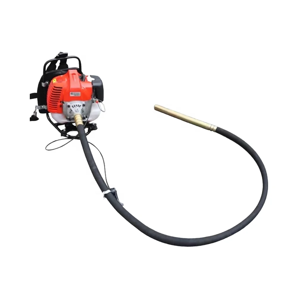 High-Power 1KW Portable Double-Shoulder Vibrating Rod 2.5m Gasoline Concrete Cement External Engine Outdoor Construction Sites
