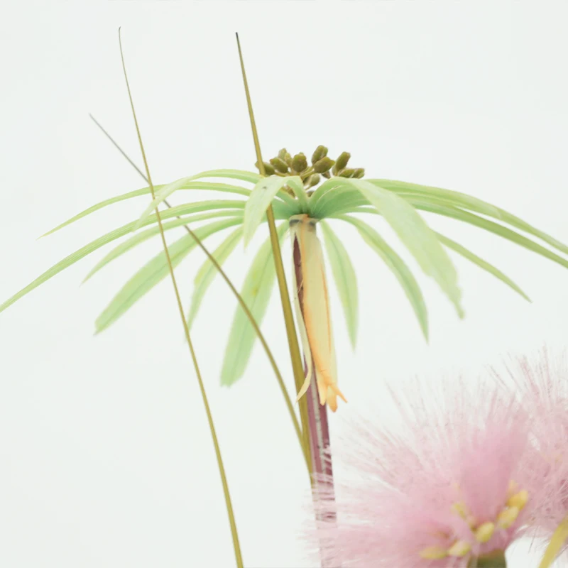 CC Factory New Design Faux Spring Onion Grass in Pot Plastic Artificial Plant for Home Decoration 037