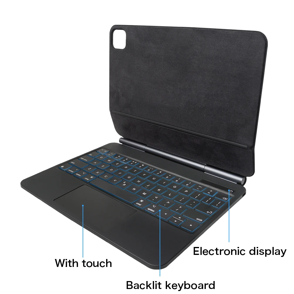 Magic Keyboard case for iPad Pro 12.9 2021 for iPad Pro 5th 4th 3rd Gen Stand Magnetic Case Touchpad Keyboard cover