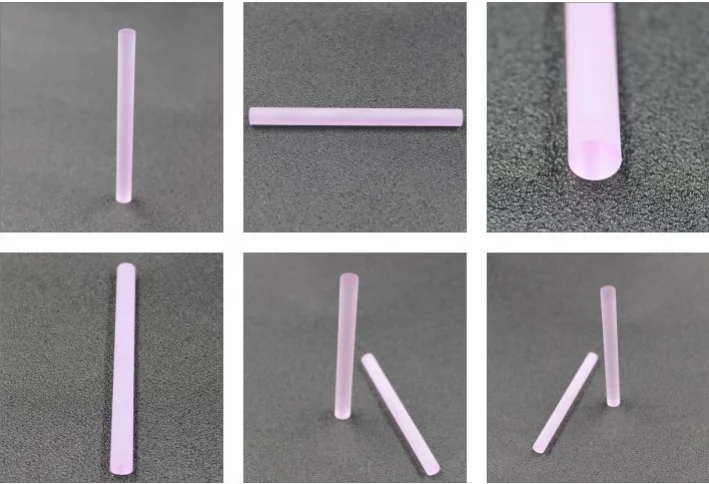 3*78 мм 5*85 мм 6*110 мм 7*145 мм 8*185 мм 8*165 мм 8*185 мм 8*195 мм 1064 нм Nd YAG Лазерный стержень по заводской цене